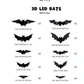 🎉 2026 Sale — Over 26,000 Sold! 💞 Halloween 3D Bat LED Wall Light Decor