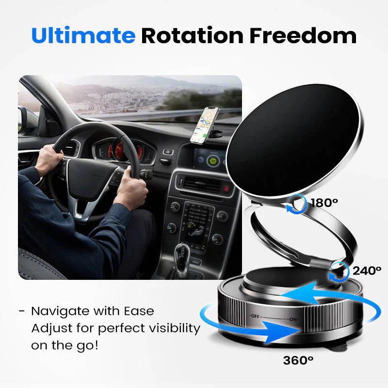 🔥 LAST DAY PROMOTION - 70%OFF🔥 Buy More Save More🔄360° Adjustable Vacuum Magnetic Phone Holder📱🚗