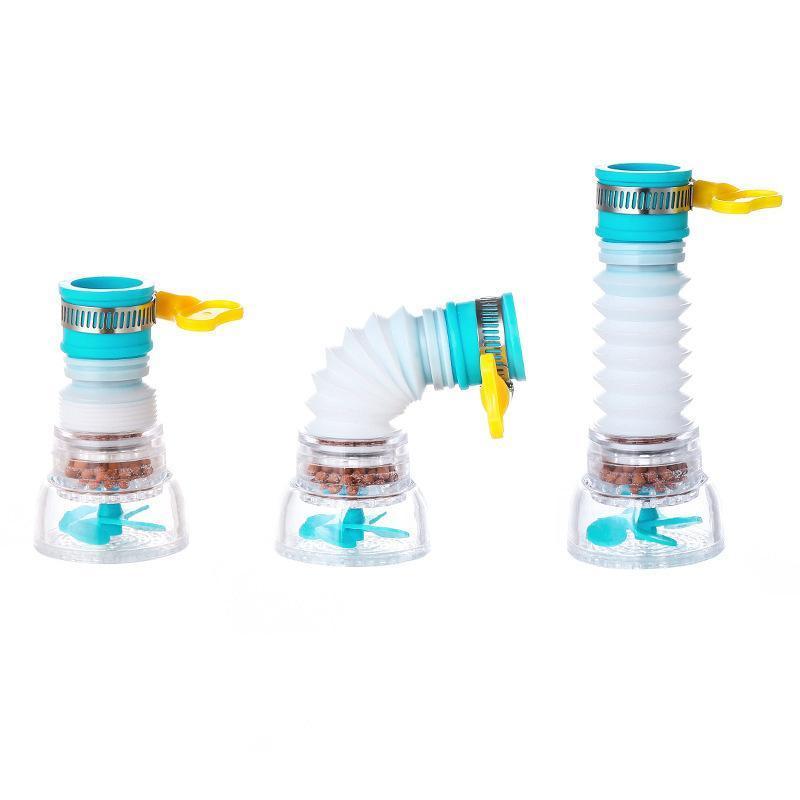 Faucet Booster Filter | Splash-Proof, 360° Rotatable, Retractable