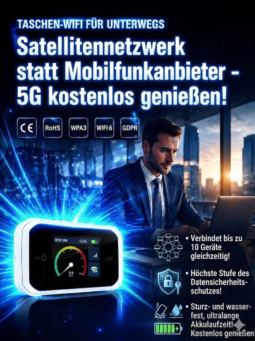 📶 Point d'accès mobile avec couverture Wi‑Fi complète