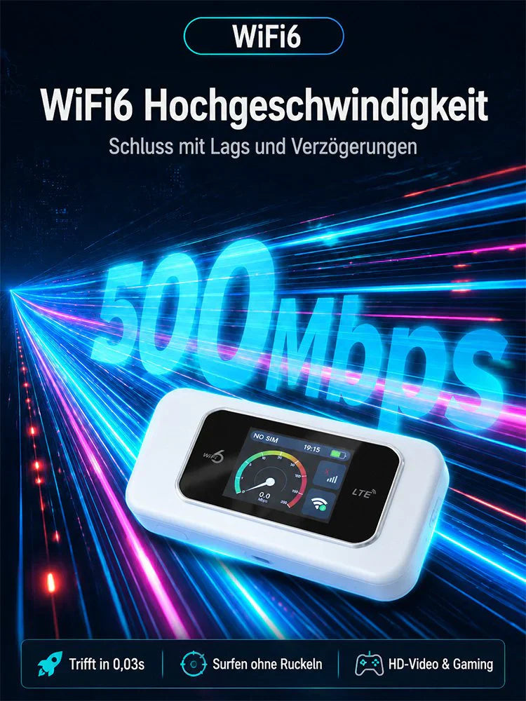 📶 Point d'accès mobile avec couverture Wi‑Fi complète