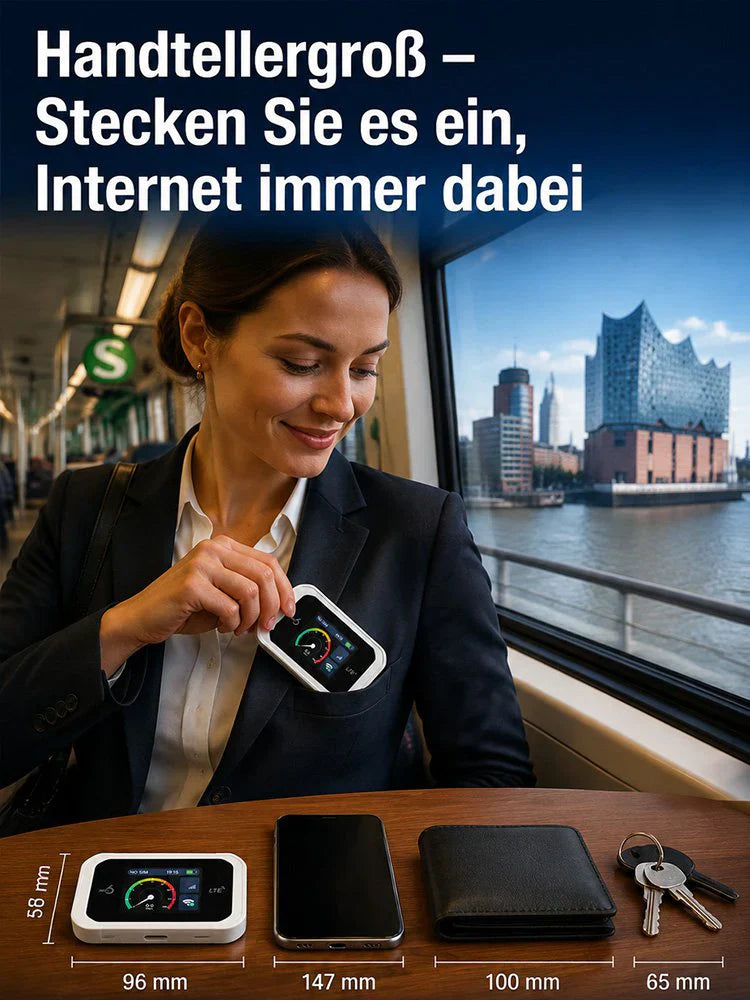 📶 Point d'accès mobile avec couverture Wi‑Fi complète