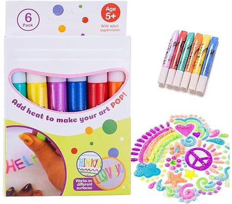 🖌️Penna magica – Disegna in 3D con un solo tratto!🎄 Fai da te: penne per disegnare con i popcorn