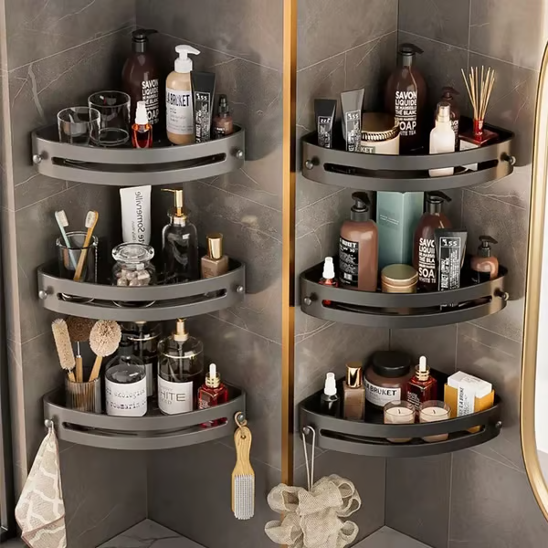 Scaffale Triangolare per Bagno