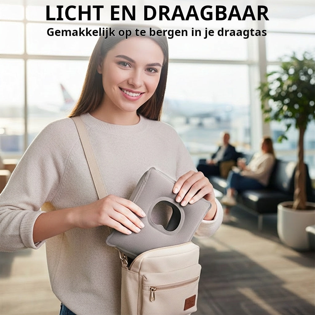 🧳 Risparmia il 50%! 💤 Cuscino da viaggio gonfiabile – comfort ergonomico in viaggio ✨