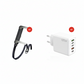 ⚡Cavo di ricarica invisibile 2 in 1 – Cavo di ricarica rapida da 240 W con supporto per telefono integrato