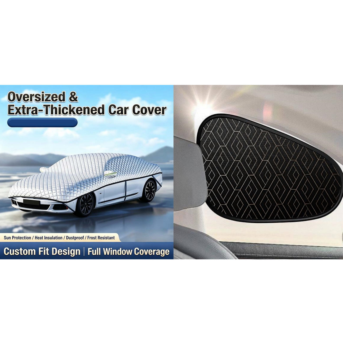 🥳SUPER OFFERTA 2026🥳💞50.000+ VENDUTI!⚡❄️☀️ 50% SCONTO! Copriauto Parziale Spesso – Tessuto resistente, installazione veloce. Protegge dal sole e dalla neve – preserva la carrozzeria tutto l’anno! 🛡️✨