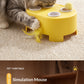 🐱Giocattolo Elettrico Intelligente 2 in 1 per Gatti | Scatola Formaggio Interattiva JUNGU H64