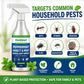 🗑️Spray Repellente per Insetti all'Olio di Menta Piperita Naturale – Massima Efficacia – Formula Profumata Sicura per Casa e Giardino