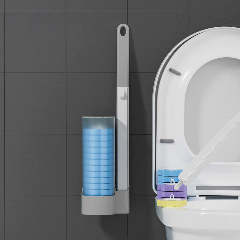 ⚡50K+ VENDUTI!🚽💦Gadget Pulizia Senza Mani🧽Strumento Usa e Getta per WC
