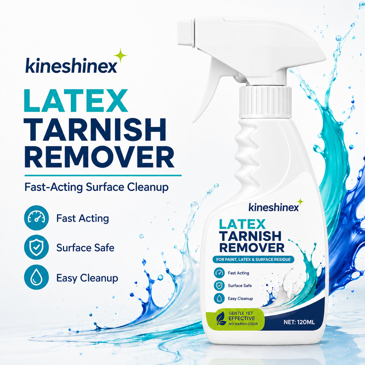 🥳OFFERTA 2026🥳💞50K+ VENDUTI!⚡SCONTO 50% PER TEMPO LIMITATO! Spray Rimuovi Macchie di Lattice e Vernice 120ml – Scioglie Residui di Pittura, Facile da Usare, Senza rovinare le Superfici. Elimina macchie ostinate velocemente in casa! 🧽✨