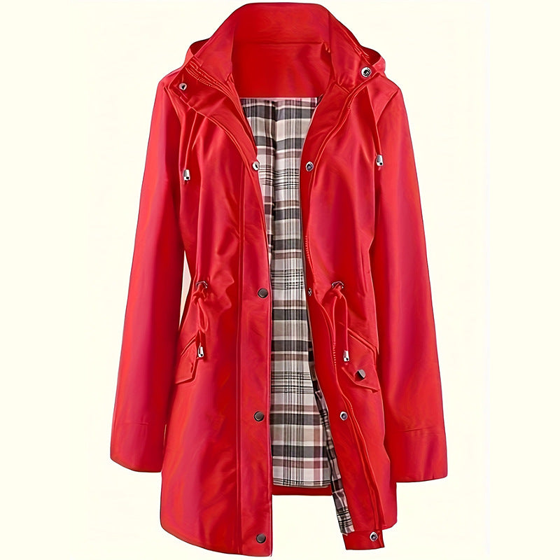 HOT SALE 67% OFF🔥Solid Color Casual Jackets, Waterproof and Windproof Coats, Hooded Windbreakers