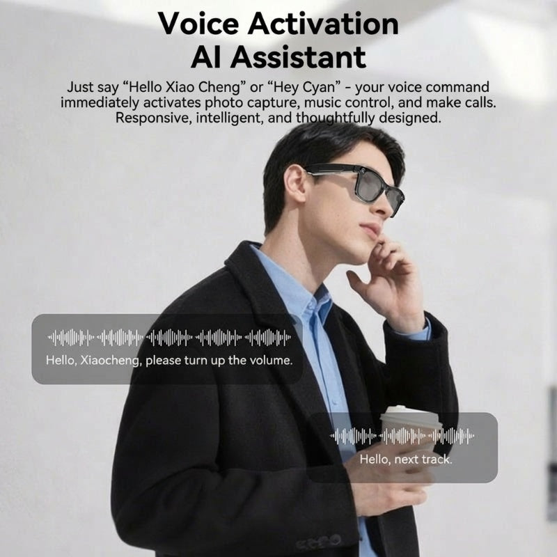 🥳2026 SALDI CALDI🥳💞50.000+ VENDUTI!👓✨ 50% DI SCONTO! Occhiali Smart AI con ChatGPT – Traduzione in tempo reale in 160+ lingue, fotocamera 8MP e video 4K. Bluetooth 5.4, audio HiFi – il tuo assistente AI personale per viaggi e vita quotidiana! 🗣️🌍