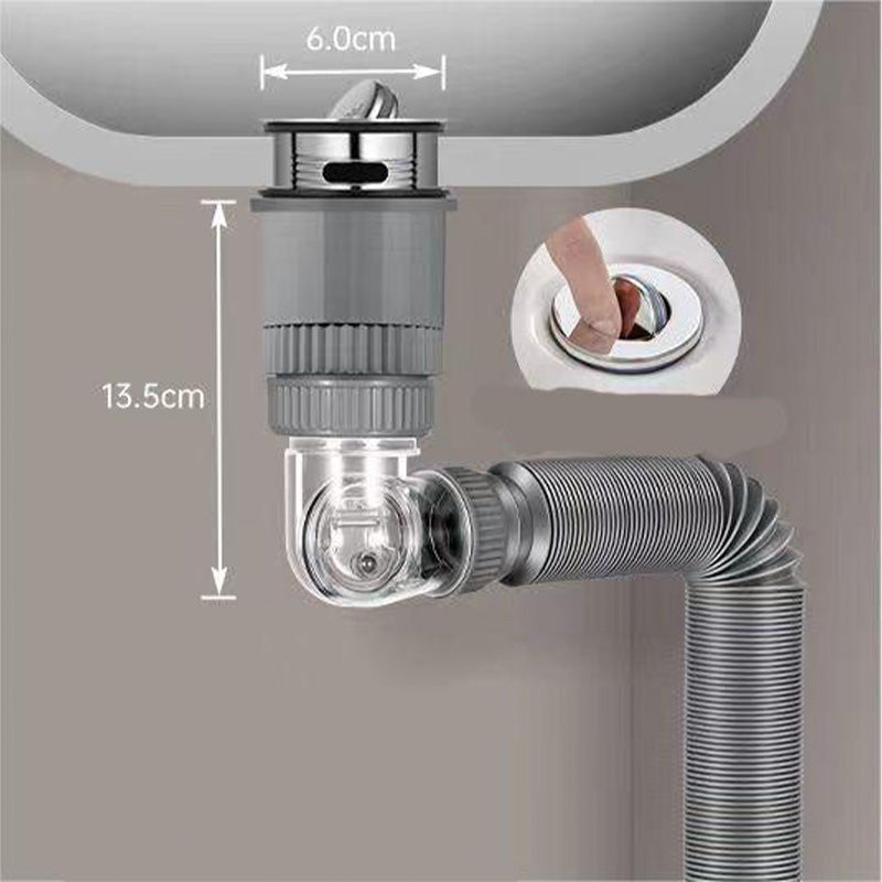 Tubo di scarico universale anti-odore e anti-intasamento