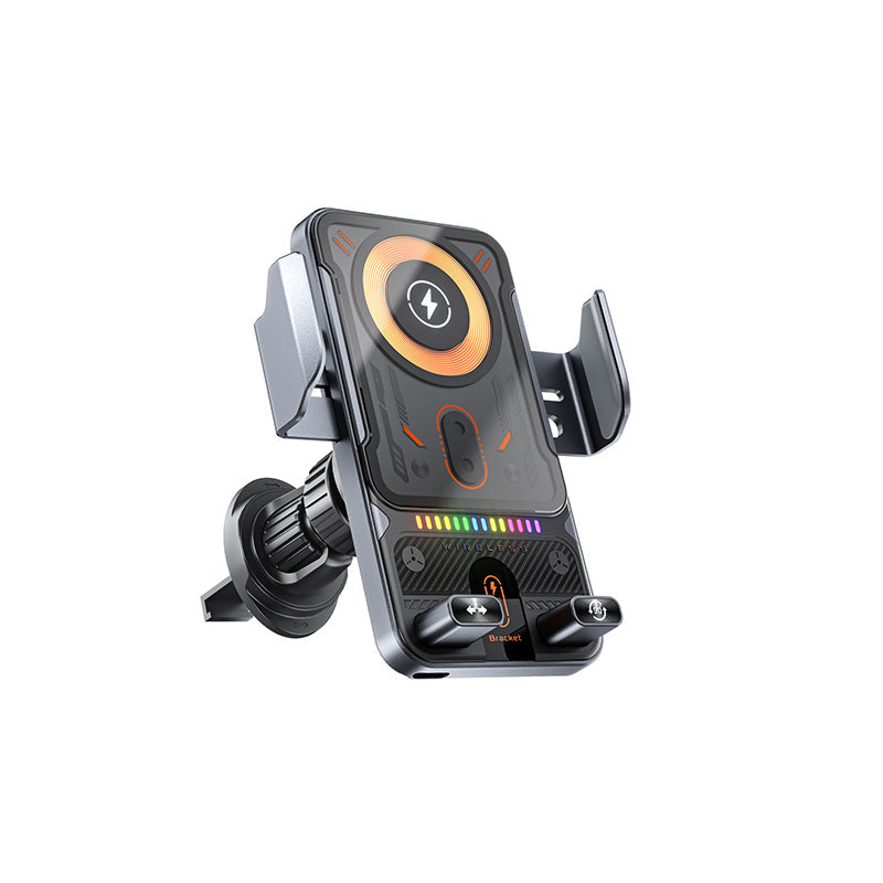 🔥SALDI CALDI 50% DI SCONTO🎁⚡Più di 50.000 venduti! 📱Supporto auto 2-in-1 ruotabile per telefoni cellulari e caricatore wireless⚡