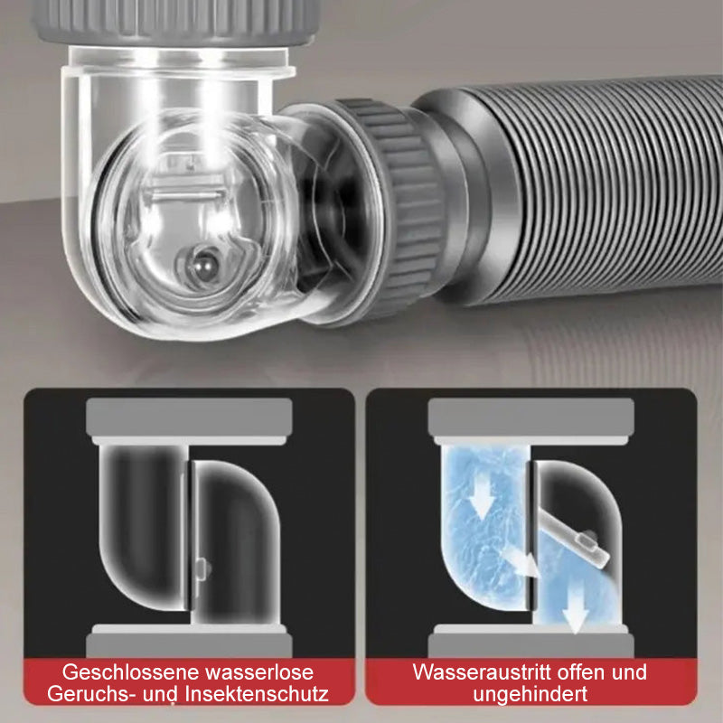 Tubo di scarico universale anti-odore e anti-intasamento