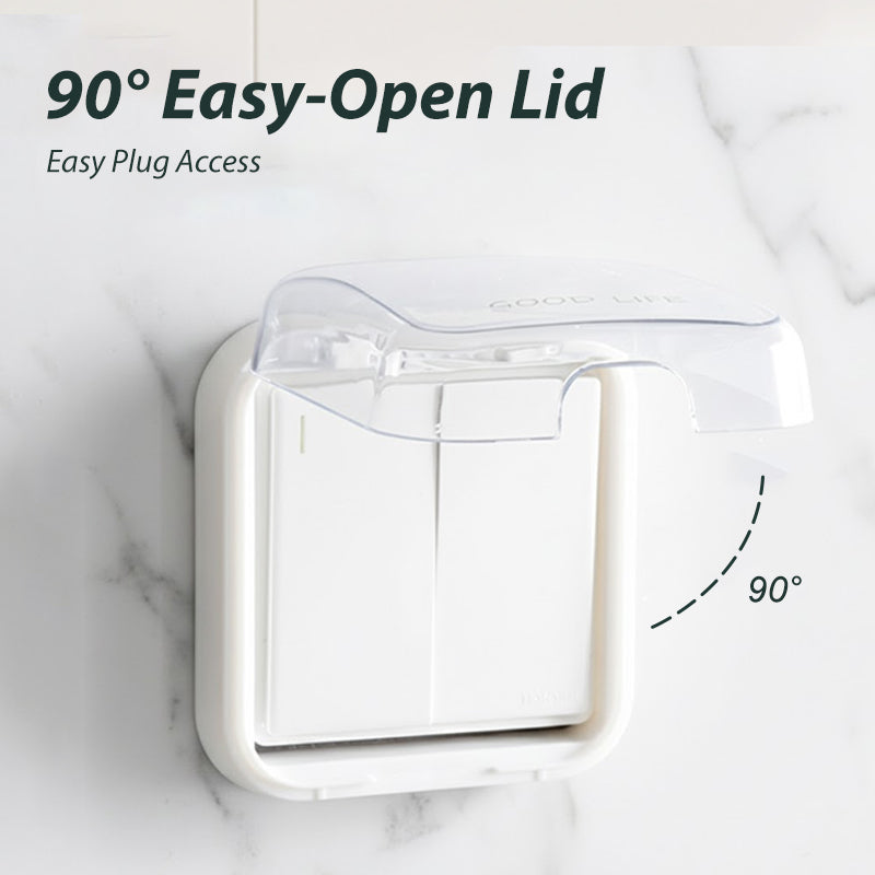 🥳2026 NUOVO ARRIVO🥳🔥OLTRE 50.000 VENDUTI! 🔌Copertura impermeabile autoadesiva per prese elettriche, facile da montare. Protegge le prese da acqua e polvere, ideale per bagno e cucina ✨