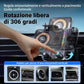 🔥SALDI CALDI 50% DI SCONTO🎁⚡Più di 50.000 venduti! 📱Supporto auto 2-in-1 ruotabile per telefoni cellulari e caricatore wireless⚡