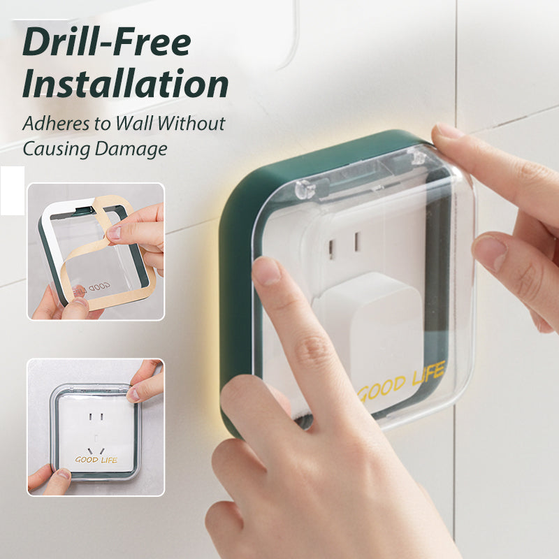 🥳2026 NUOVO ARRIVO🥳🔥OLTRE 50.000 VENDUTI! 🔌Copertura impermeabile autoadesiva per prese elettriche, facile da montare. Protegge le prese da acqua e polvere, ideale per bagno e cucina ✨