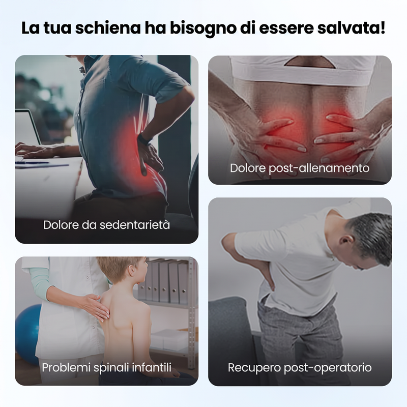 👩Dispositivo magnetico per lo stretching delle vertebre lombari con massaggio di digitopressione – efficace contro il mal di schiena nella vita quotidiana🔥