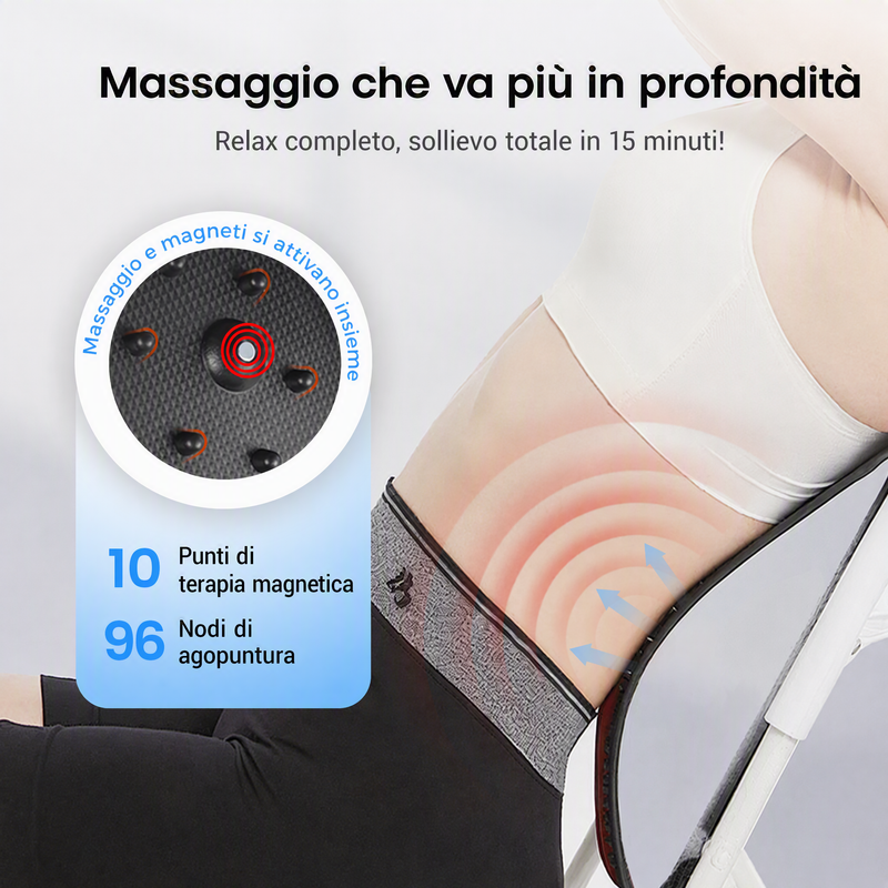 👩Dispositivo magnetico per lo stretching delle vertebre lombari con massaggio di digitopressione – efficace contro il mal di schiena nella vita quotidiana🔥