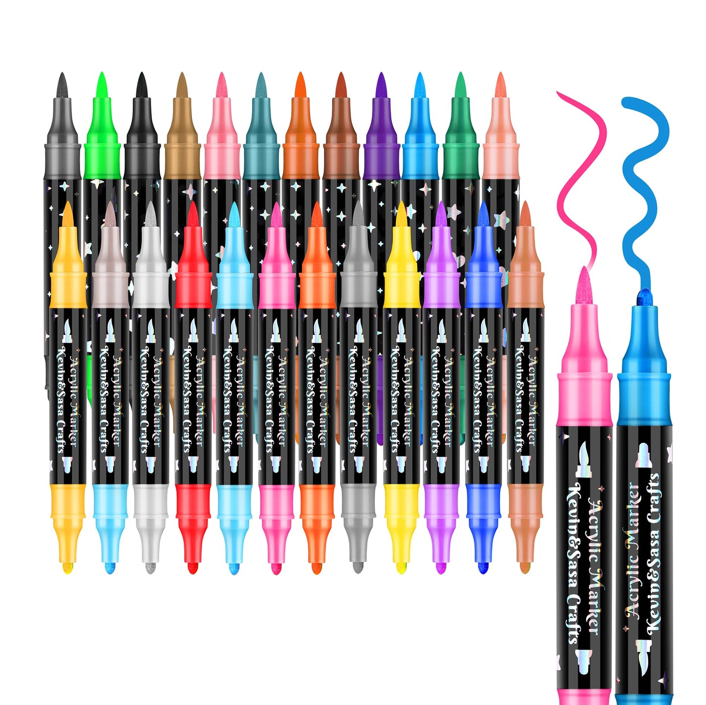 🔥Offerta speciale 50% di sconto🎁Pennarello glitterato a doppia punta