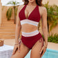🥳2026 SCONTO HOT SALE🥳💞50K+ VENDUTI!⚡💥 50% SCONTO! Bikini Patchwork Set 2 Pezzi – Scollo a V e Vita Alta, 2 colori disponibili. Tessuto confortevole e aderente – stile perfetto per la spiaggia! 🛡️✨