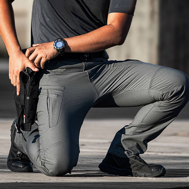 Pantaloni Tattici Invernali da Trekking Impermeabili in Soft Shell da Uomo