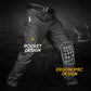 Pantaloni Tattici Invernali da Trekking Impermeabili in Soft Shell da Uomo