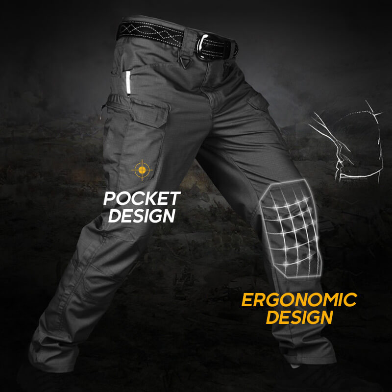 Pantaloni Tattici Invernali da Trekking Impermeabili in Soft Shell da Uomo