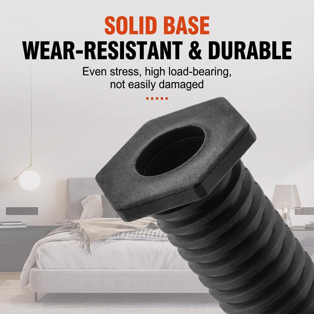 🛏️Gambe regolabili per mobili! Solleva e stabilizza letto, divano in pochi secondi!Altezza facilmente modificabile, rinforzano e sollevano divano, letto, armadio.