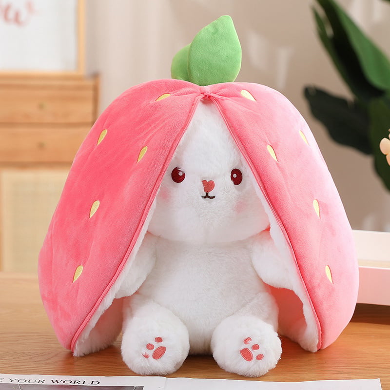 Peluche con Coniglietto di Fragola per Pasqua