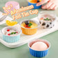Tazza di latta riutilizzabile in alluminio monouso