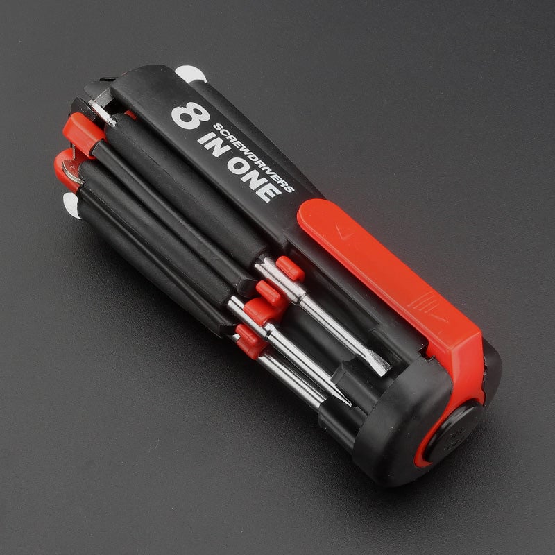 Cacciavite 8 in 1 con torcia a LED