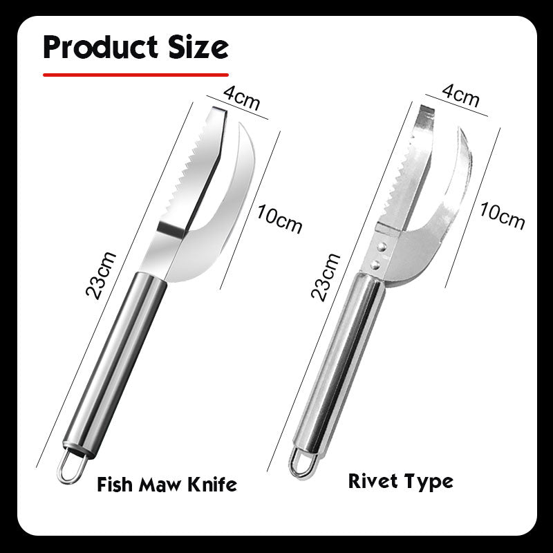 ✨ Compra di più, risparmi di più ✨ Coltello 3 in 1 per vescica natatoria in acciaio inossidabile 🔪🐟