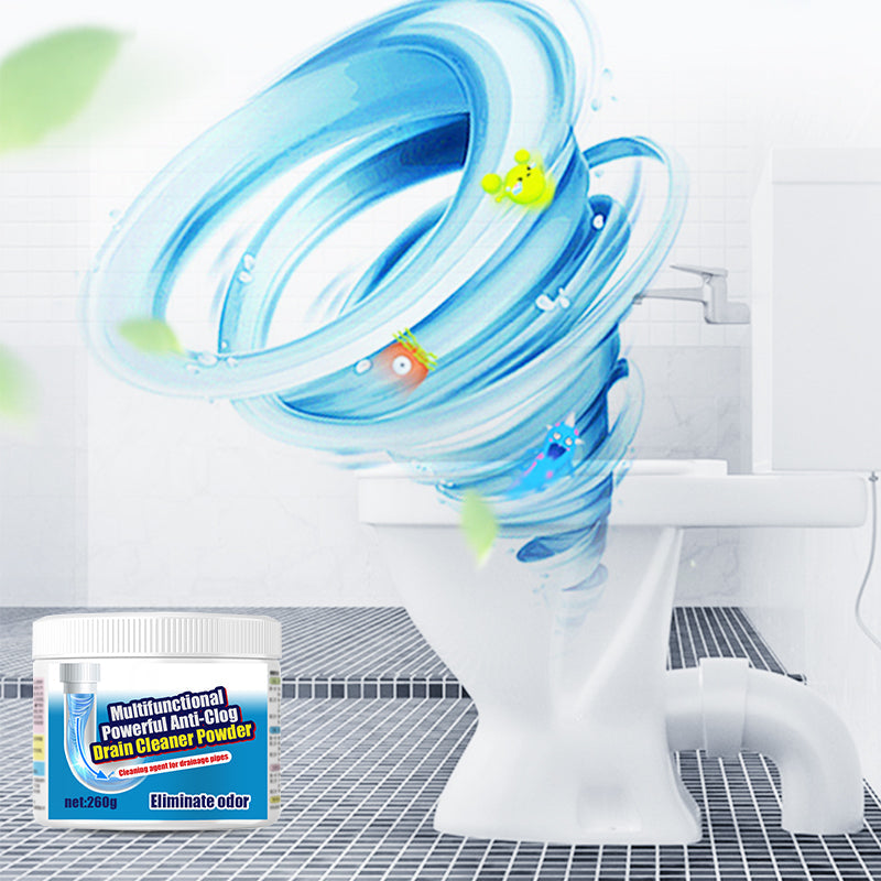 ⚡OLTRE 30.000 VENDUTI! Potente polvere detergente per scarichi a pavimento, deodorante e dissolvente, per la pulizia dei tubi