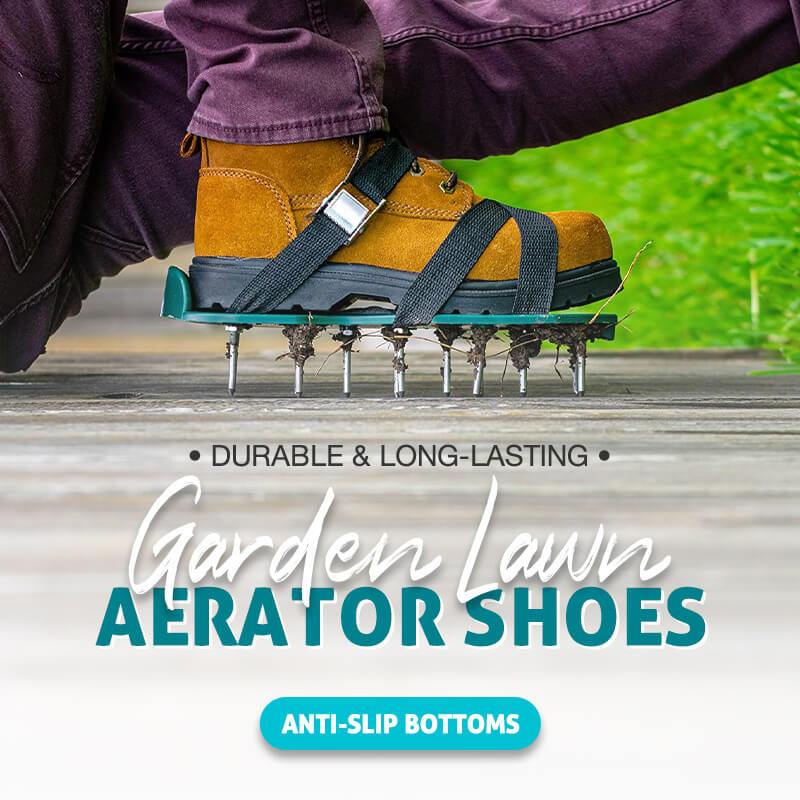 Scarpe Aeratore Prato con 26 Punte - Sandali Chiodati per Arieggiare Efficacemente il Giardino