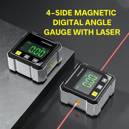 📢🔧 OFFERTA IMPERDIBILE SCONTO 49% 🔥 Livella Digitale Angolare Magnetica 4 Lati con Laser