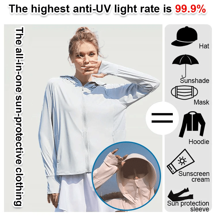 Giacca Leggera con Protezione Solare UV per Uomo e Donna