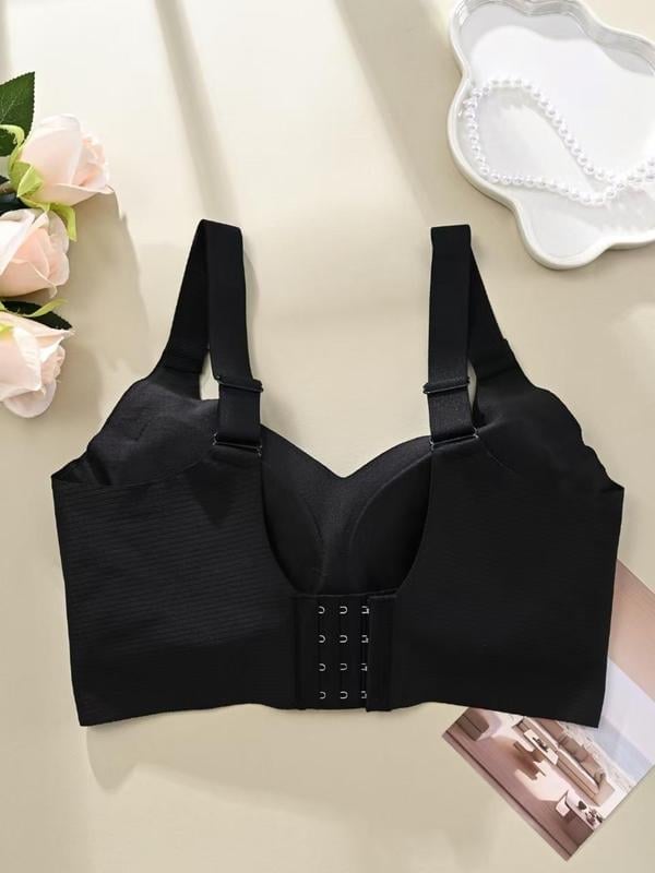 🎁OFFERTA ECCEZIONALE 2026💕Reggiseno senza cuciture con sottili righe e sostegno a W – Comodità e stile!