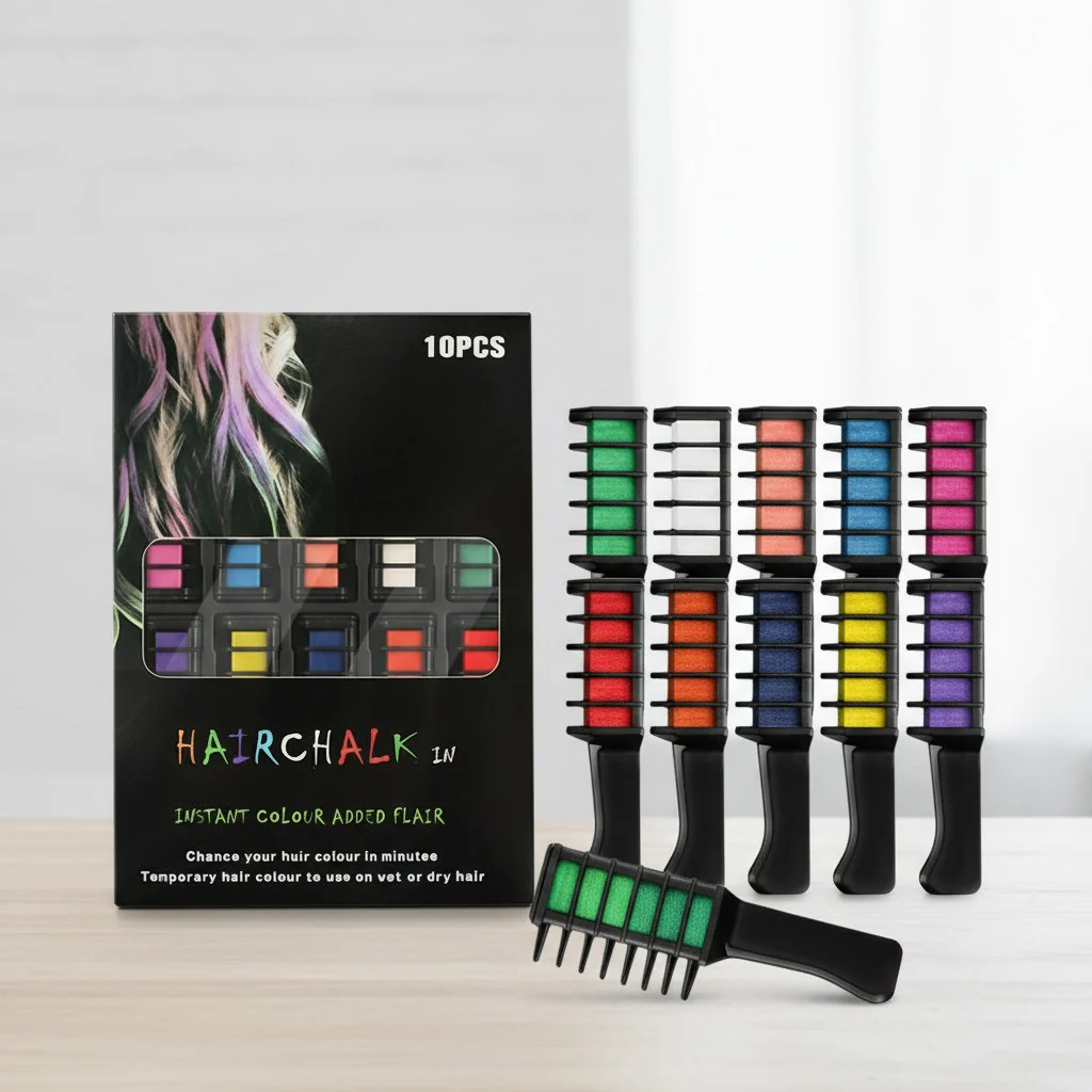 Pettine di gesso per tinture temporanee per capelli