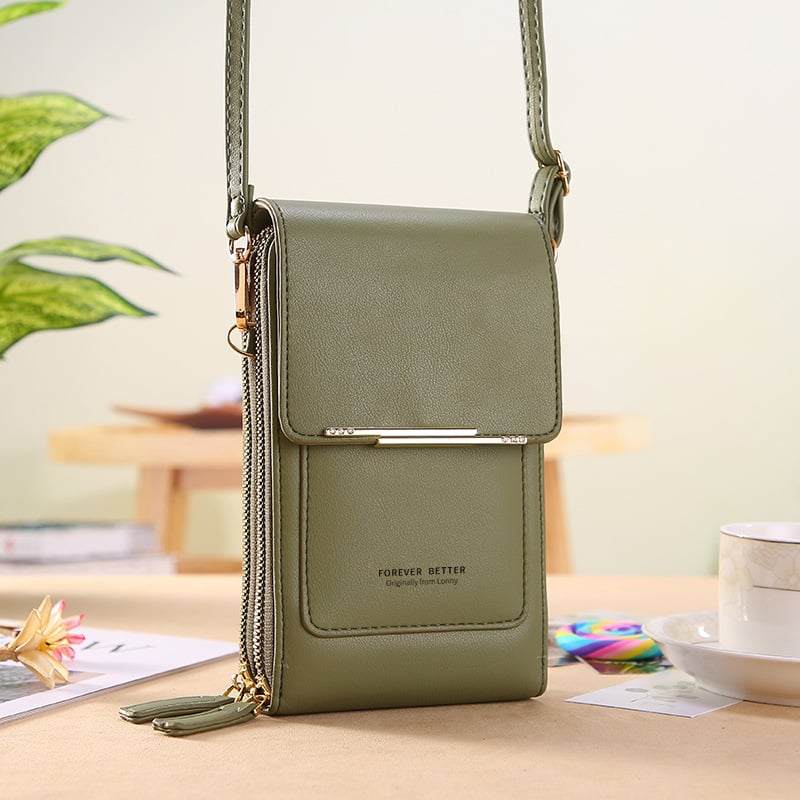 👜 📱 Borsa a Tracolla Touch Screen da Donna con Tasca per Telefono