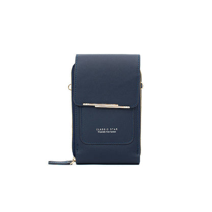 Borsa da donna in pelle con touch screen