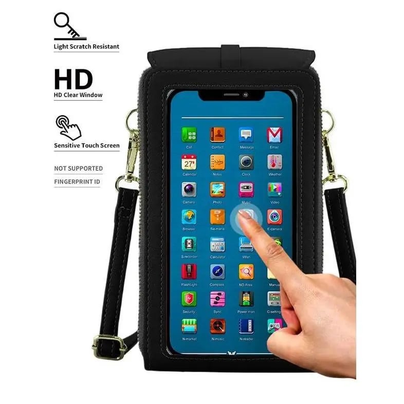 👜 📱 Borsa a Tracolla Touch Screen da Donna con Tasca per Telefono