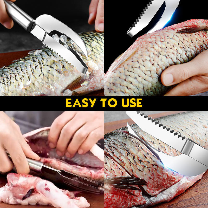 ✨ Compra di più, risparmi di più ✨ Coltello 3 in 1 per vescica natatoria in acciaio inossidabile 🔪🐟