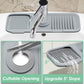 ✨Tappetino paraschizzi in silicone per rubinetto💧Ritagliabile e regolabile, drenaggio automatico, asciugatura rapida. Raccoglie le gocce d’acqua, protegge lavello cucina e bagno da macchie e calcare✅