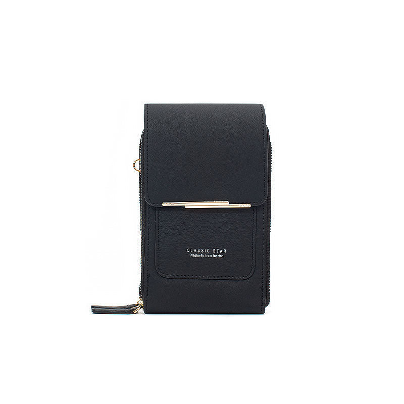 Borsa da donna in pelle con touch screen