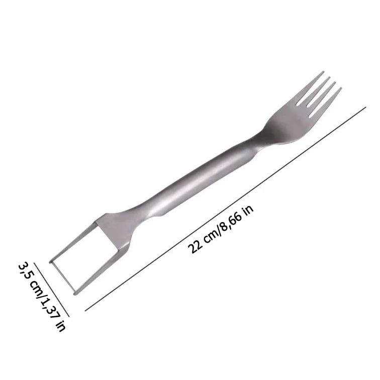 Tagliafrutta 2 in 1 in acciaio inox