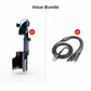 Supporto Telefono per Portabicchieri Auto – Regolabile 360°, Magnete N52 Potente, Uso con Una Mano, Compatibile con Tutti i Telefoni, Modelli Magnetico e a Morsetto per Guida Sicura