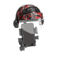 Motorcycle Phone Mount with Mini Helmet Sun Visor Shield